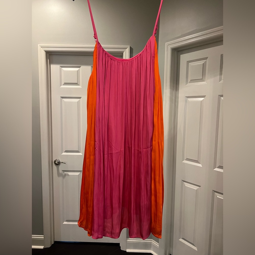 Strut & Bolt Fuchsia and Orange Dress Size M from Walker Rose Boutique